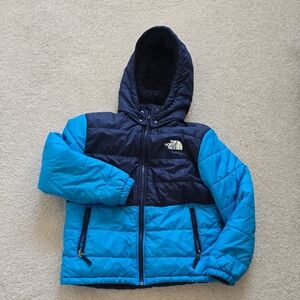 The North Face Kids Blue and Navy Puffer Jacket